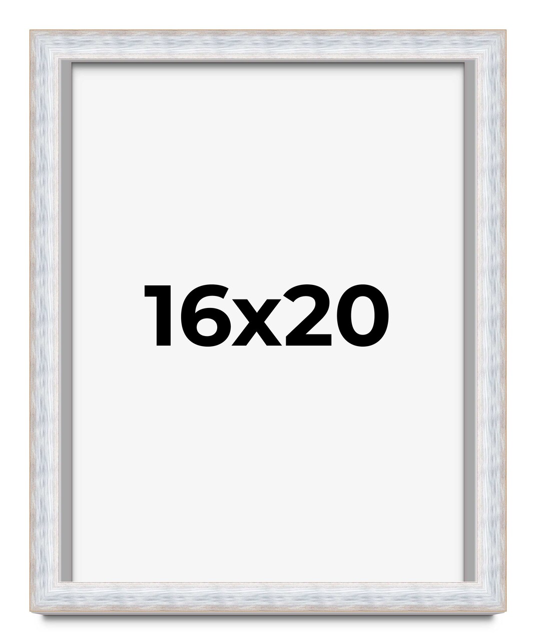 Modern Shadow Box 1.5" Depth White Picture Frame - UV Acrylic, Backing, Hanging Hardware